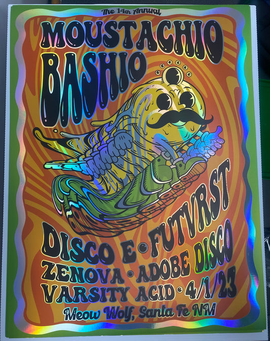 Bashio 2023 - Rainbow Foil Poster
